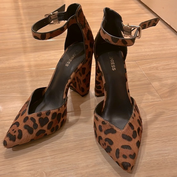 Express leopard print heels - Picture 1 of 1